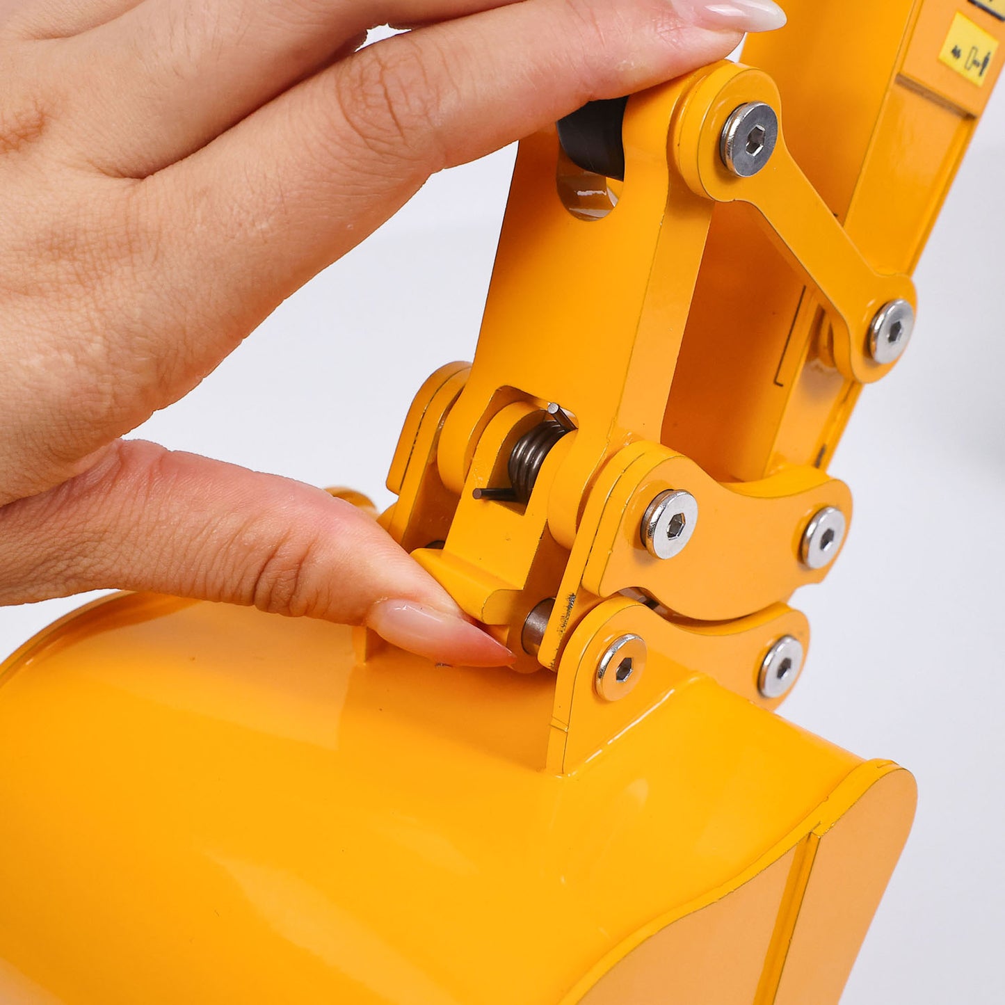 RTR Metal 1/12 Hydraulic Remote Control Excavator 323GX 3 Way Valve RC Digger Model Quick Coupler Flysky ST8 Radio Battery