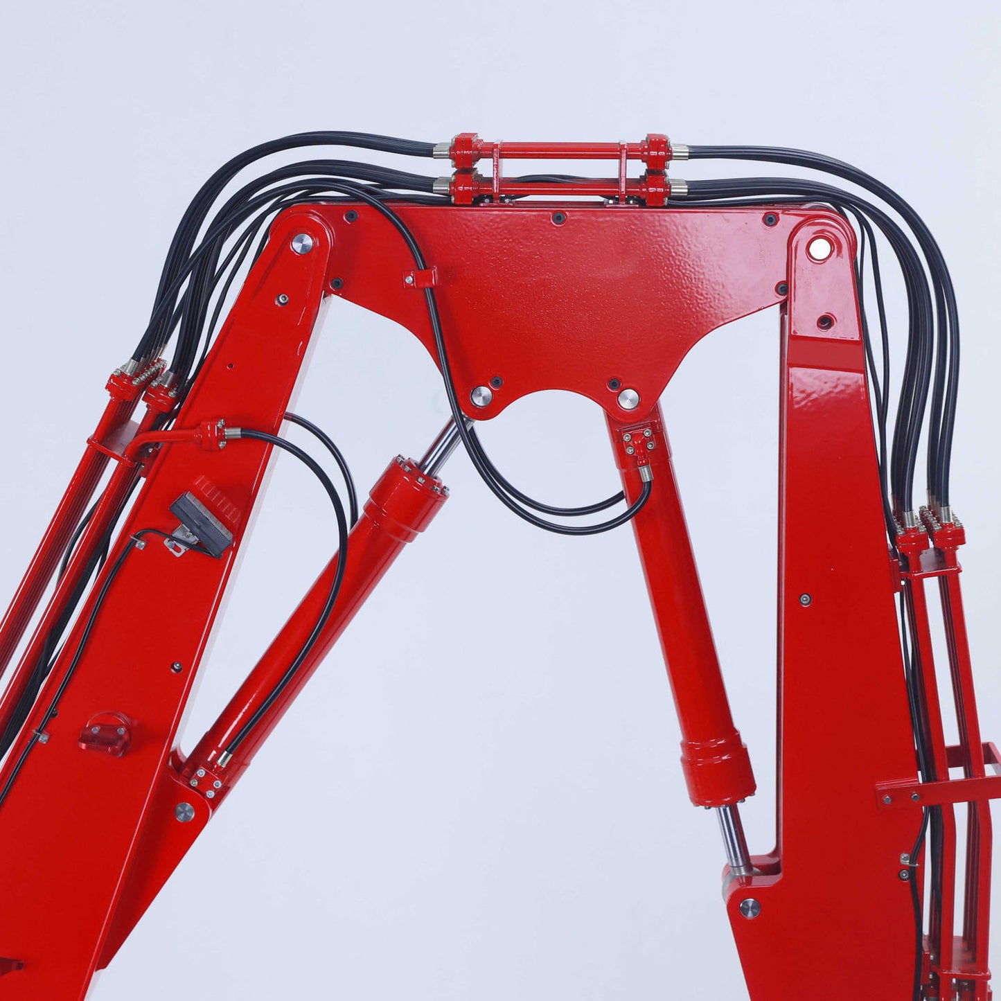 excavator boom hydraulic cylinder polished copper tube internal finish detail view