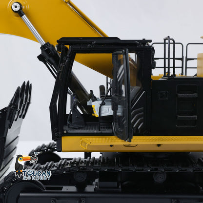 RC excavator cab interior detail LED light system sound module control panel 1/14 scale