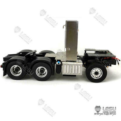 LESU RC Tractor Truck Radio Controlled 6*6 Metal 3 Speed 3363 Assembled Chassis Motor Servo DIY Vehicle Cars Model