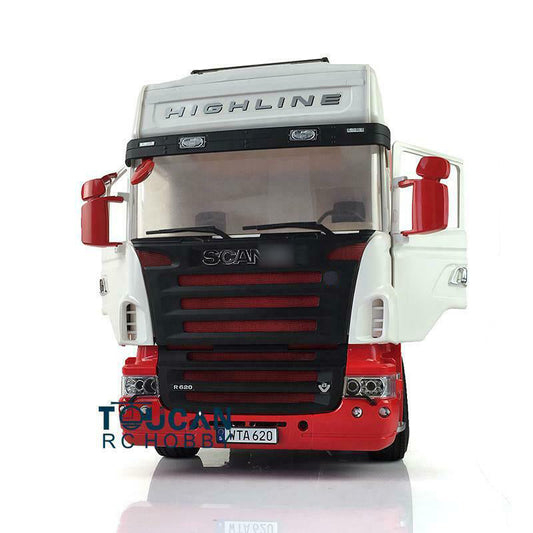 Kunststoff 1/14 Midtop lackiert 3 Achsen 6*4 RC Highline Traktoren