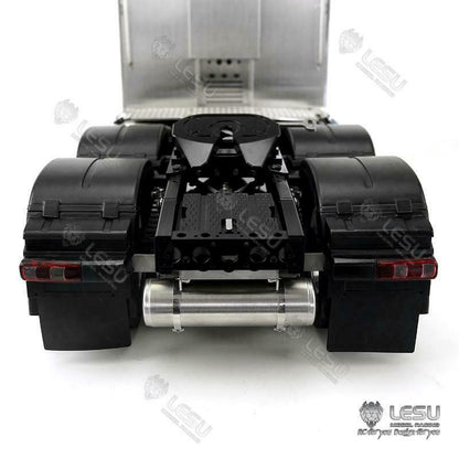 LESU RC Tractor Truck Radio Controlled 6*6 Metal 3 Speed 3363 Assembled Chassis Motor Servo DIY Vehicle Cars Model