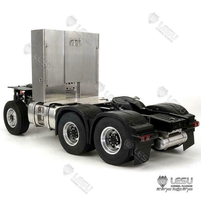 LESU RC Tractor Truck Radio Controlled 6*6 Metal 3 Speed 3363 Assembled Chassis Motor Servo DIY Vehicle Cars Model