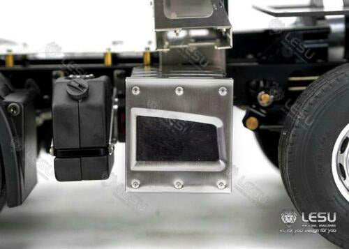 LESU 1/14 Metal 6*4 Chassis for Tractor Truck Model with 2Speed Transmission with 1/2 Transfer Case