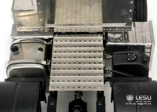 LESU 1/14 Metal 6*4 Chassis for Tractor Truck Model with 2Speed Transmission with 1/2 Transfer Case