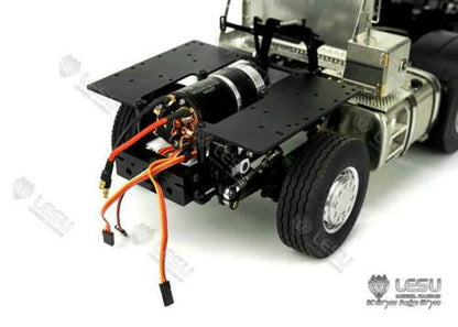 LESU 1/14 Metal 6*4 Chassis for Tractor Truck Model with 2Speed Transmission with 1/2 Transfer Case