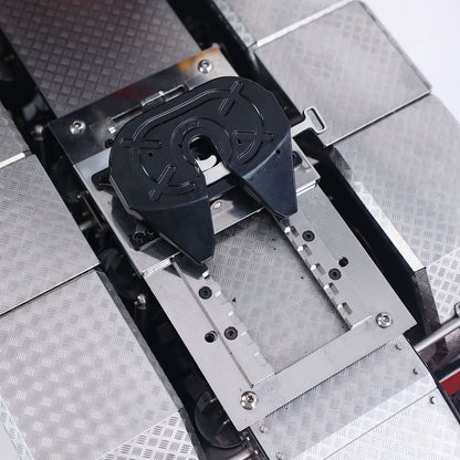 TH-X RC Crane Truck Sliding Fifth Wheel Coupling Plate Detail for Trailer Connection