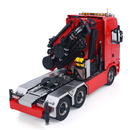 TH-X RC Crane Lorry 6x6 3-Speed Gearbox with Axle Lock System Display Model