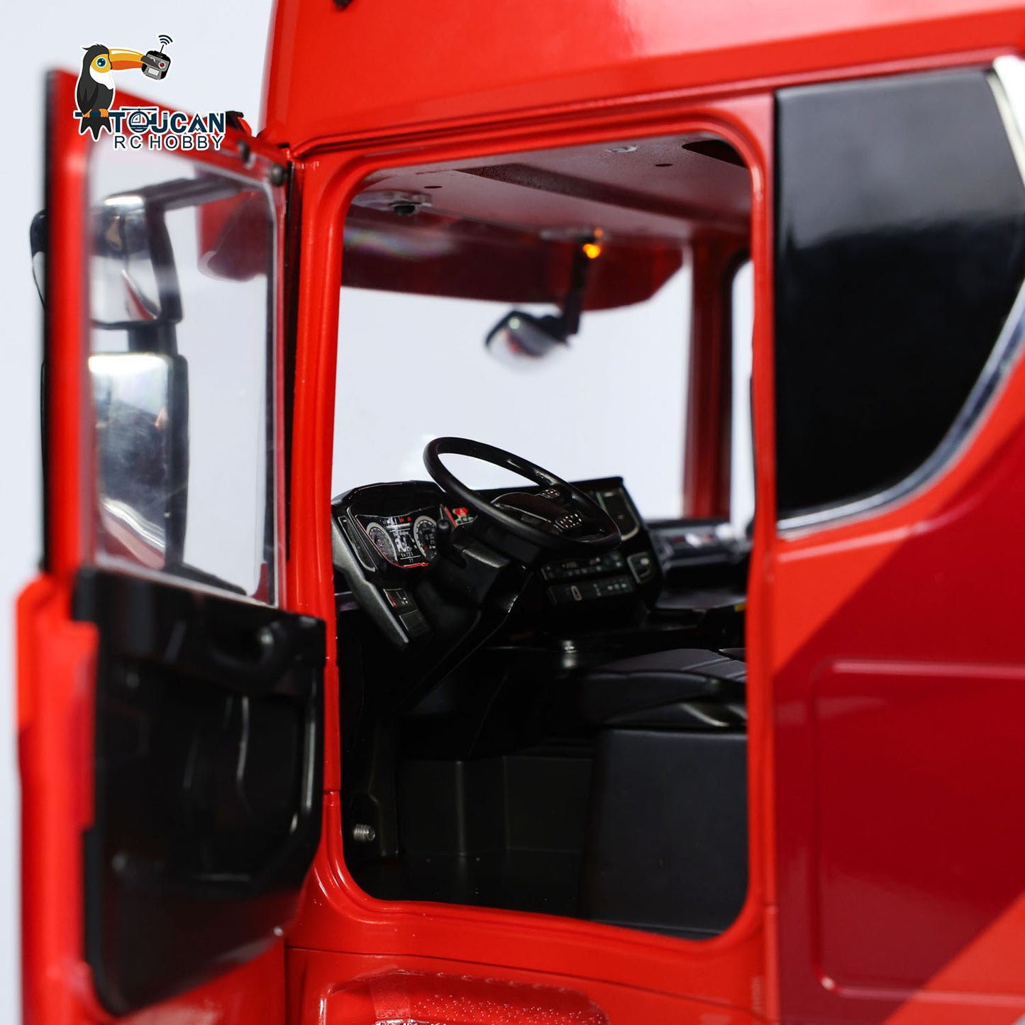 Toucan 1/14 770S 8x8 metal chassis RC tractor truck openable cab door