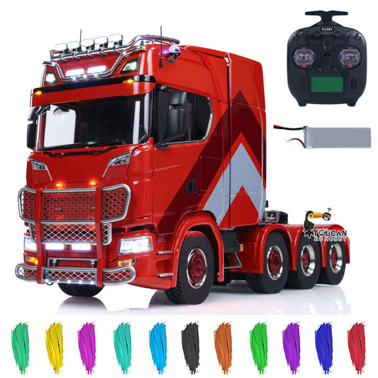 Toucan 1/14 770S 8x8 metal chassis RC tractor truck RTR complete set with ST8 radio and battery