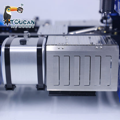 TOUCAN 1/14 metal RC tractor truck tool box detail