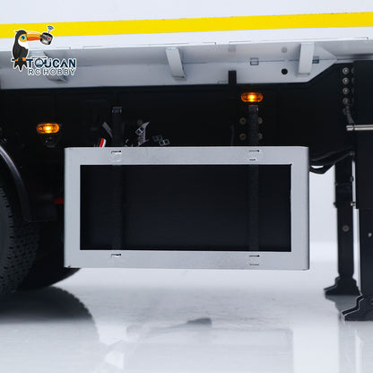 TOUCAN 1/14 RC NW‑3 Metal Dump Semi‑Trailer Middle Side View, Marker Side Light, Tool Box And Metal Chassis Sheet‑Metal Structure Detail