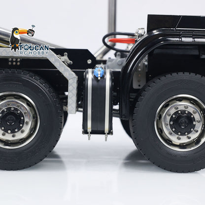 Toucan 1/14 RC 8x8 Roll-Off Dump Truck SC-G88 Chassis Axle, Tire and Suspension Close-up Heavy-Duty 8x8 RC Tipper Truck Parts