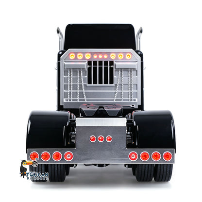 TOUCAN 1/14 RC 8X6 GrandHauler RC Tractor Truck Straight Rear View, Taillight Group, 3D‑Printed Fender, Equipment Rack Decoration Parts, No Antenna