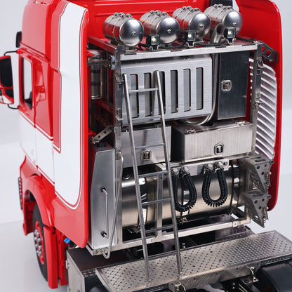 TOUCAN 1/14 RC Tractor Truck Rear Cab Detail with Decorative Lighting