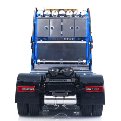 TOUCAN 56360 1/14 RC 8X8 Tractor Truck Straight Rear View, Rear Equipment Rack, Tail Light Assembly & Metal Chassis Frame