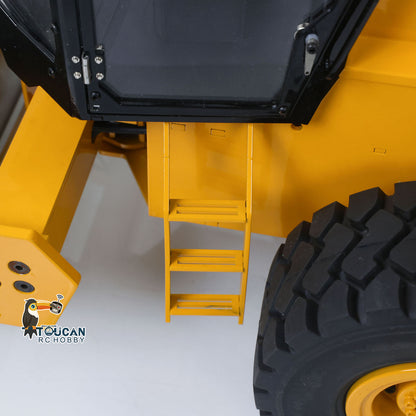 TOUCAN BSM CS11 1/12 Hydraulic Road Roller Rear Wheel Close-Up, Access Ladder & Rear Fender Structure Detail, Realistic Heavy Duty Design