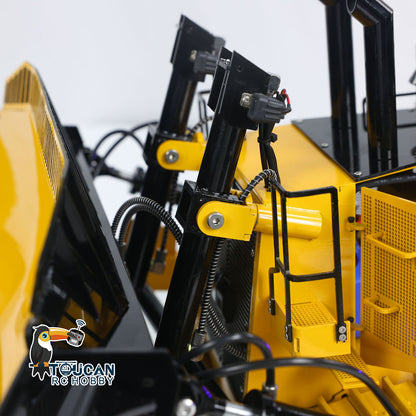 TOUCAN BSM D11T 1/14 Hydraulic Bulldozer Boom Hydraulic Joint Close-Up, Articulated Cylinder & Lifting Mechanism Structure Detail