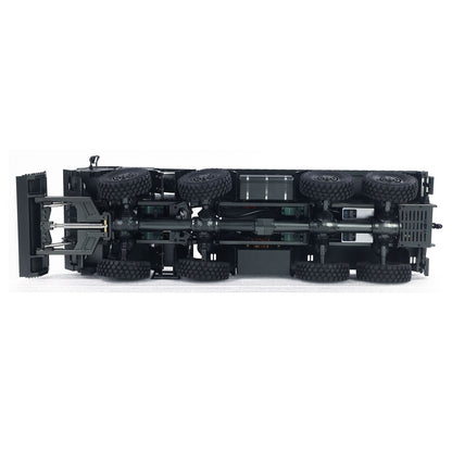 TOUCAN CUB3 1/18 8X8 RC Military Truck Top-Down Chassis View, Full 8X8 Drivetrain, 2-Speed Transmission & Differential Lock Layout