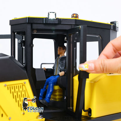 Toucan D155AX 1/12 metal hydraulic RC bulldozer with openable cab door