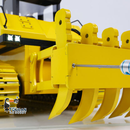 Toucan D155AX 1/12 metal hydraulic RC bulldozer rear hitch installation detail