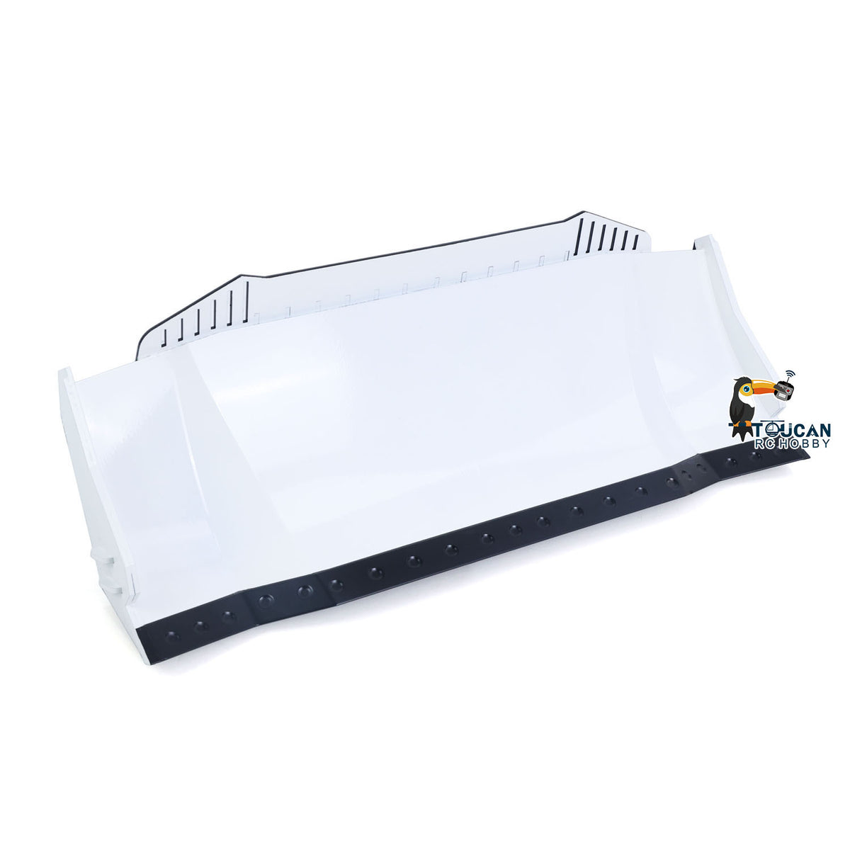 TOUCAN GZJC 1/12 Hydraulic Bulldozer D155AX Large White & Black Blade Upgrade Kit, Premium Metal Large Dozer Blade