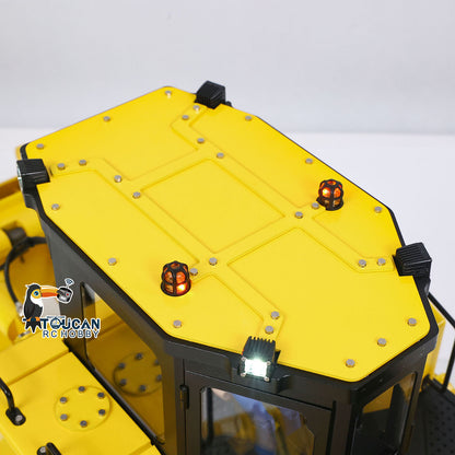 TOUCAN GZJC 1/12 Hydraulic Bulldozer D155AX Roof Top View, Cabin Warning Lights & Top Body Structure Detail