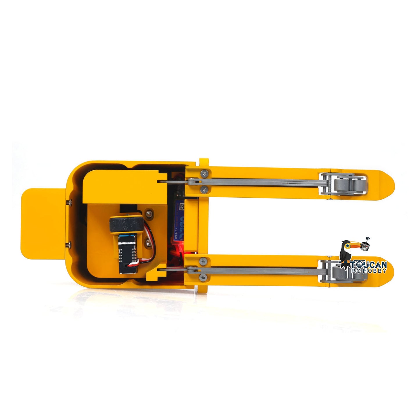 Toucan JC01 1/14 electric RC reach forklift chassis detail