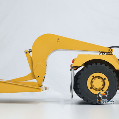 TOUCAN 1/20 RC 739D‑Extended Mine Trailer Close‑Up, Hydraulic Gooseneck Connecting Arm And Rotating Pivot Mechanical Structure