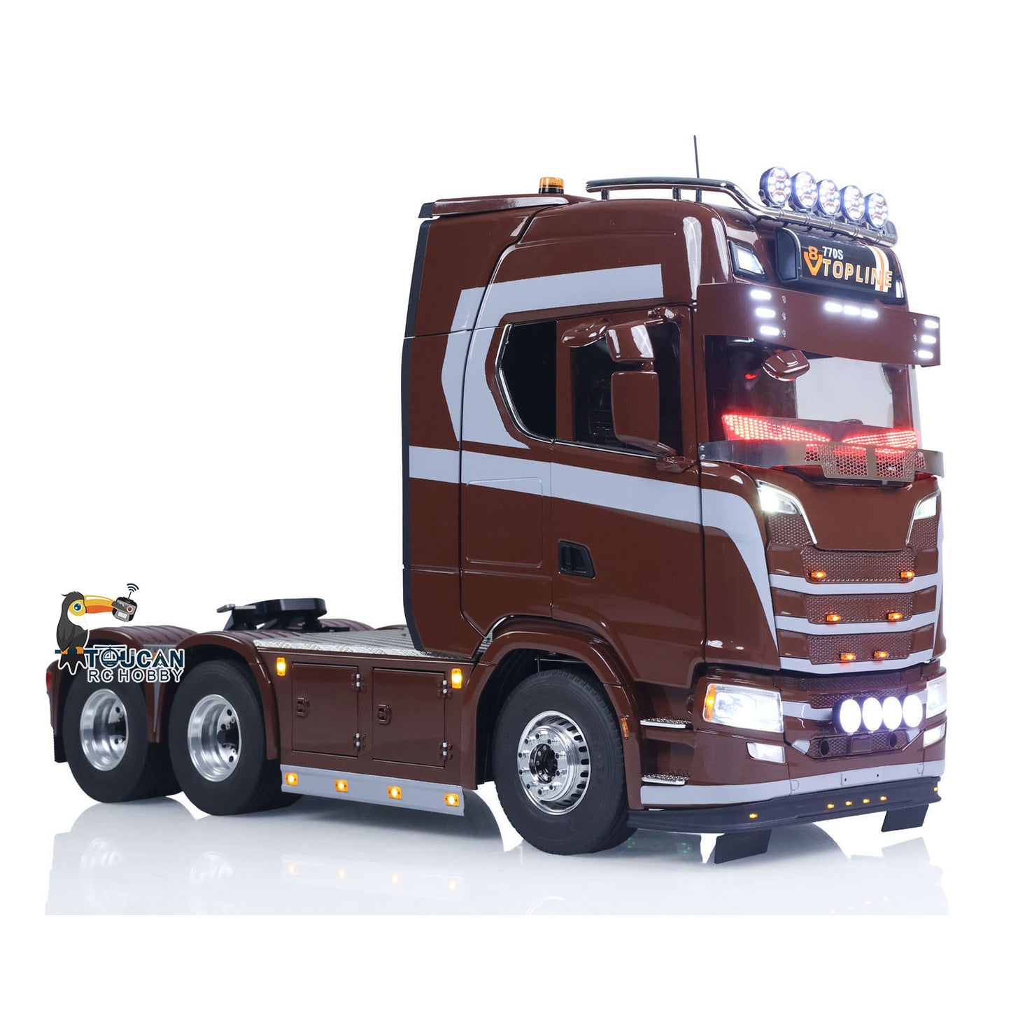 TOUCAN 1/14 RC Articulated Truck 6x2 with Air Suspension System Display Model