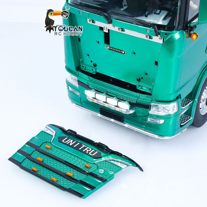 TOUCAN Z008 1/14 RC 4X4 Tractor Truck Front Grille Trim Accessory Set, Decorative Front Grille & Body Panel Detail