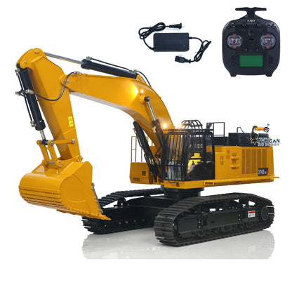 TYMX 1/8 metal hydraulic RC crawler excavator front right view