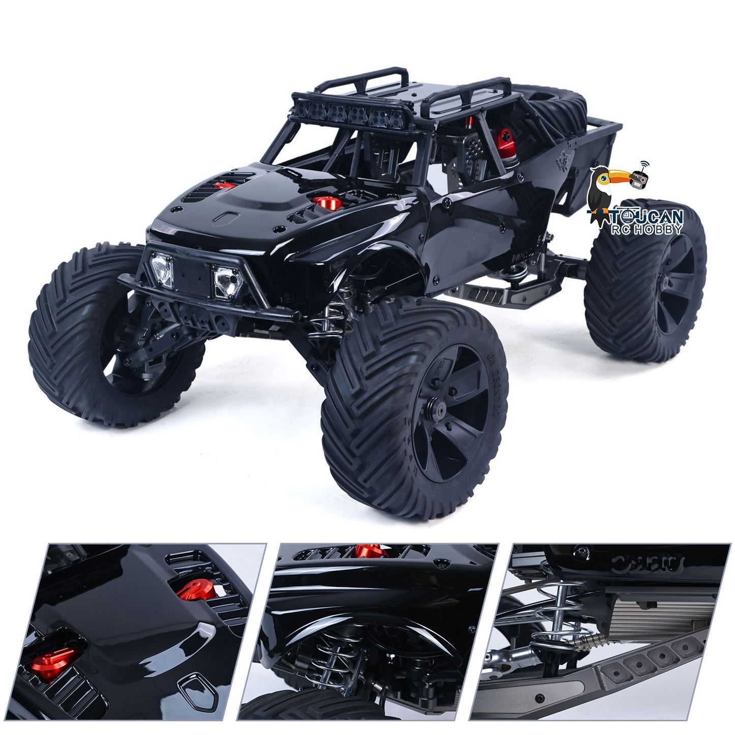 UFRC GR1Pro 1/5 RC crawler 4x4 off road car front left view