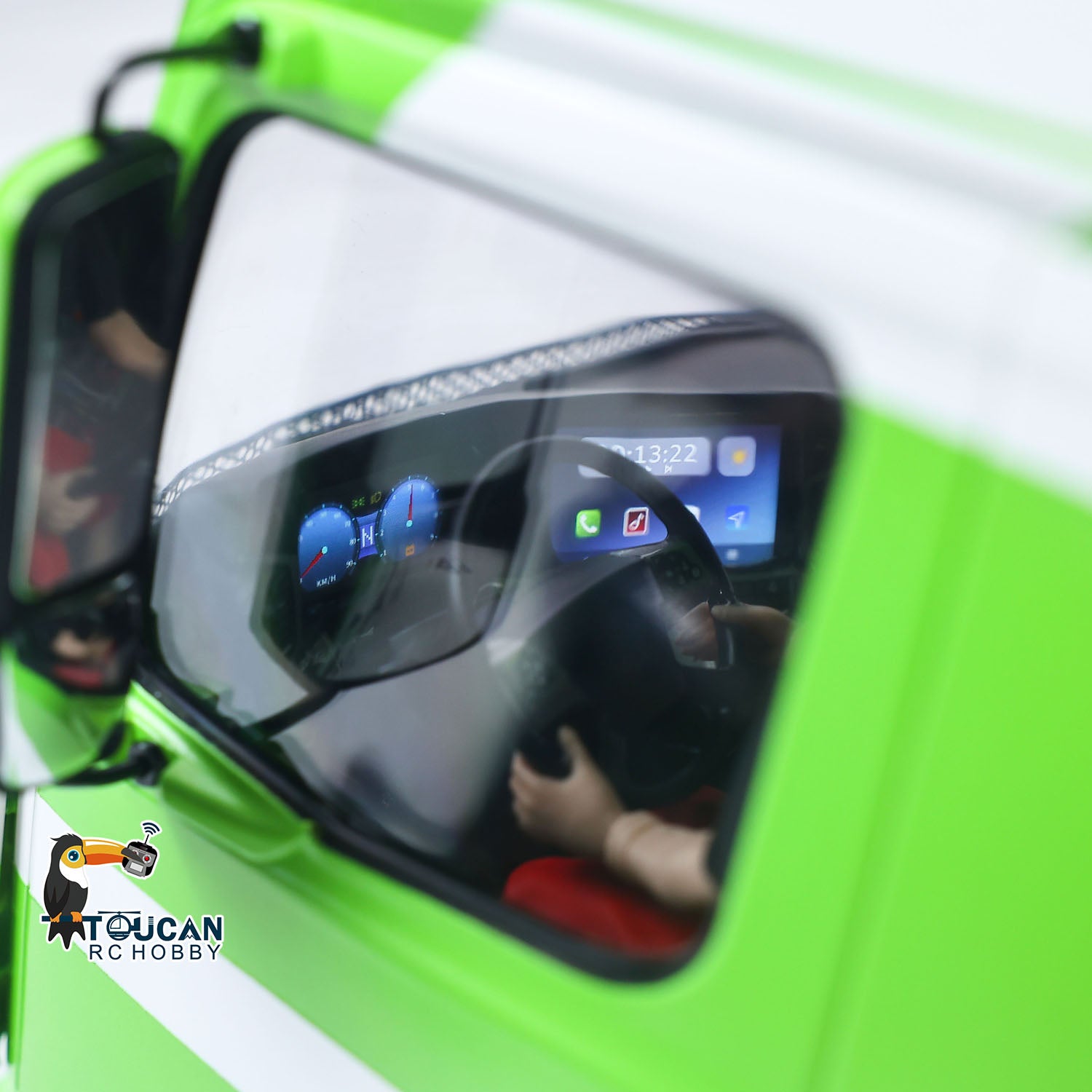 Unitru 01 3363 RC Tractor Truck Interior Camera Position Detail
