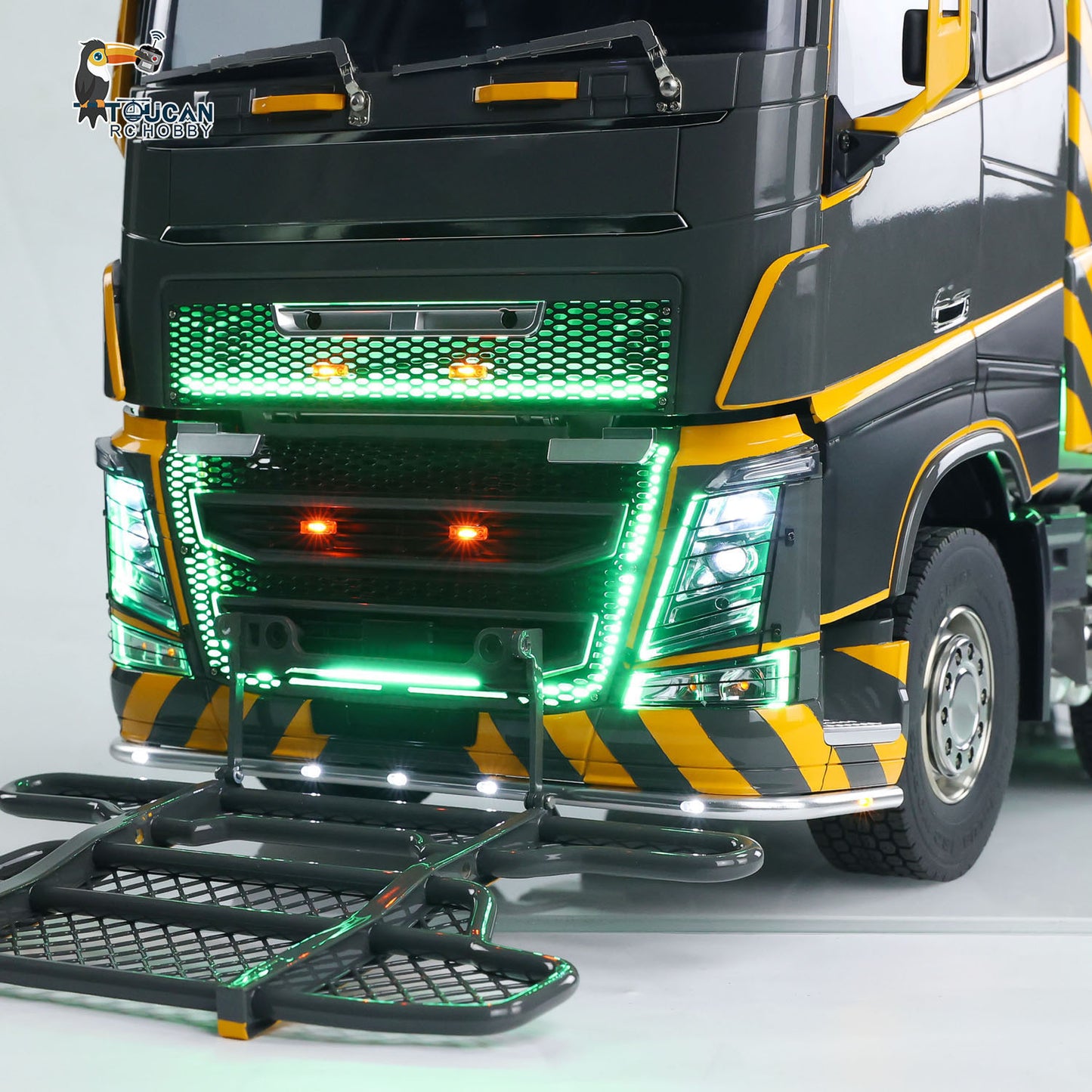 Unitru 02 RC Tractor Truck Front Bumper Protection Guard Detail