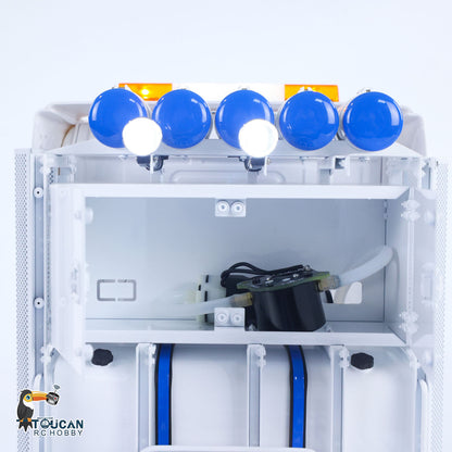 Unitru 04 RC Tractor Truck Cab Rear Detail Full Metal Frame Structure