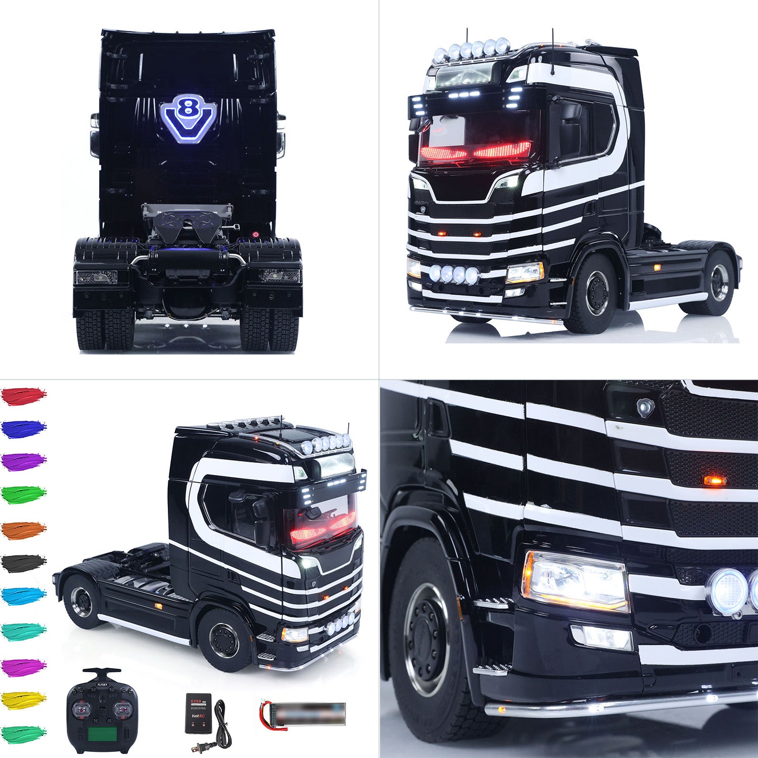 Unitru 05 770S RC Truck Full Metal 3 Speed Gearbox Transmission Detail