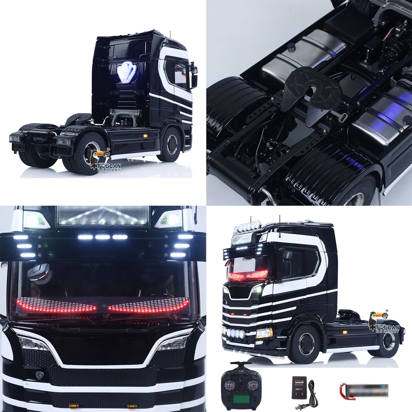 Unitru 05 RC Tractor Truck LED Lights Decoration Kit Detail