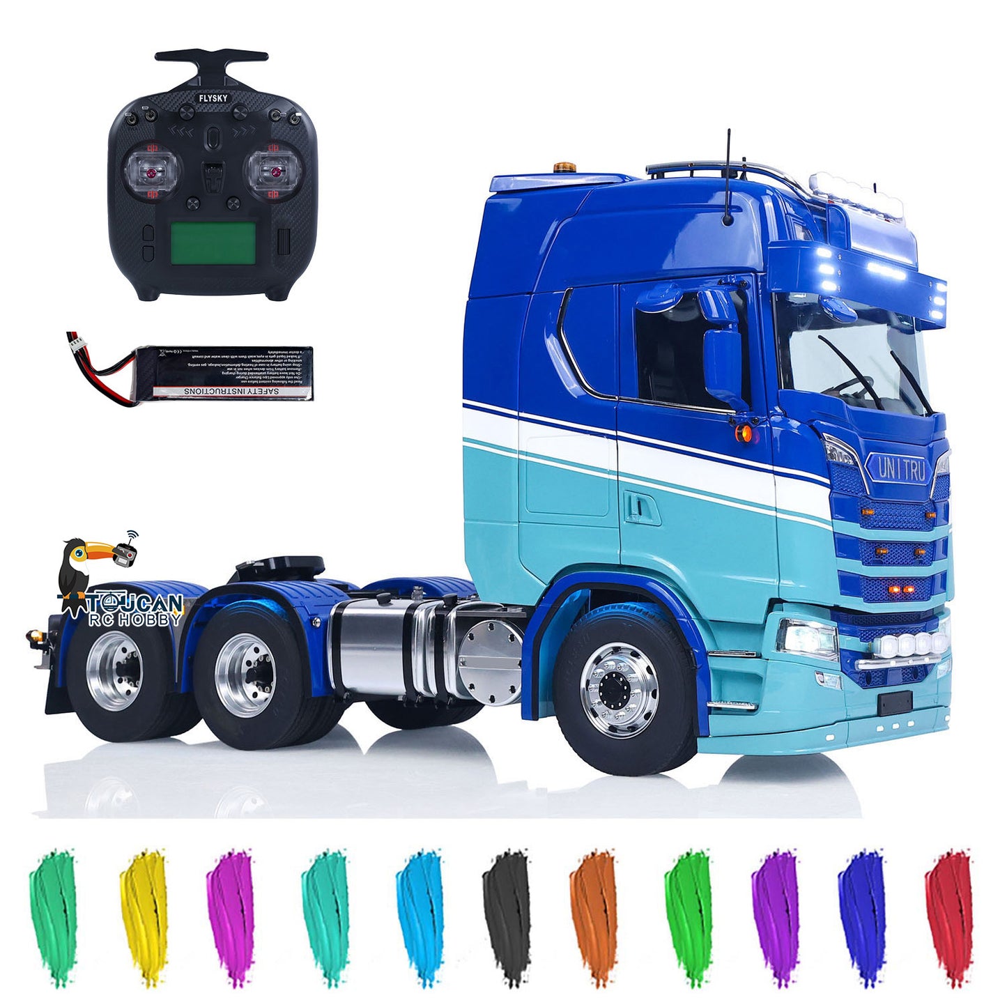 Unitru 06 770S 1/14 Remote Control  770S Tractor Truck with 2-Speed Gearbox