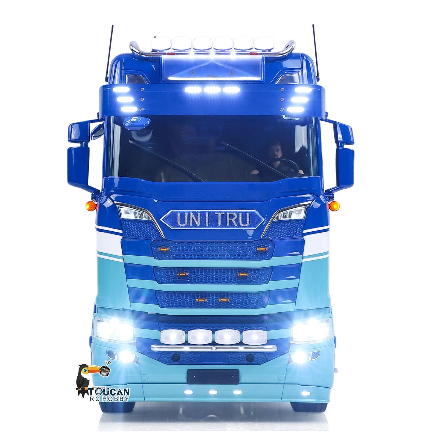 Unitru 06 770S 1/14 RC Semi Truck 6x6 Brushless Motor Smoke Lights Sounds