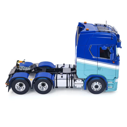 Unitru 06 770S 1/14 RC Tractor Truck High Roof Cab Blue White Custom Paint