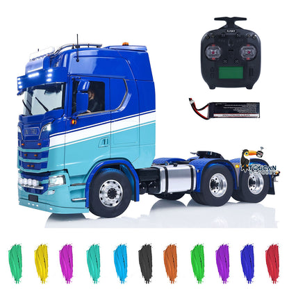 Unitru 06 770S 1/14 RC Semi Truck 6x6 Brushless Motor Smoke Lights Sounds