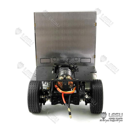 LESU 1/14 Metal 6x6 Chassis with 3Speed Transmission Differential Lock Axles for 3363 (56348) 1851 High Roof RC Tractor Truck