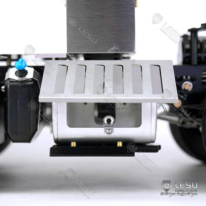 LESU 1/14 Metal 6x6 Chassis with 3Speed Transmission Differential Lock Axles for 3363 (56348) 1851 High Roof RC Tractor Truck