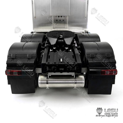 LESU 1/14 Metal 6x6 Chassis with 3Speed Transmission Differential Lock Axles for 3363 (56348) 1851 High Roof RC Tractor Truck