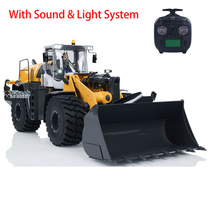 XDRC 580 1/14 Hydraulic Wheel Loader Yellow Version, With Sound & Light System, ST8 Remote Controller, Stainless Steel & Zinc Alloy Durable Material Build