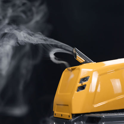 XDRC 580 1/14 RC Hydraulic Wheel Loader Rear Exhaust Close-Up, Realistic Smoke Unit Effect, Enhanced Operation Realism