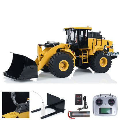 XDRC WA470 1/14 RC Hydraulic Loader Front View Full Metal Construction RTR Model