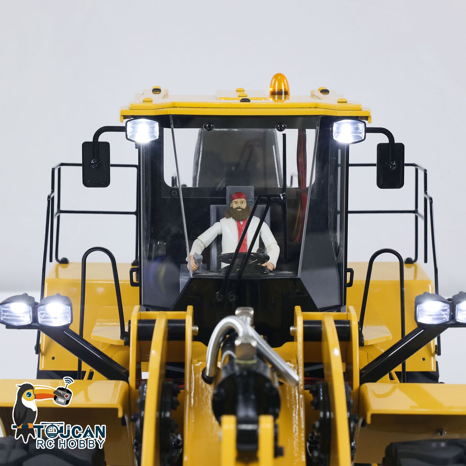 XDRC WA470 RC Loader Cab Interior Control System and Operator Seat Detail