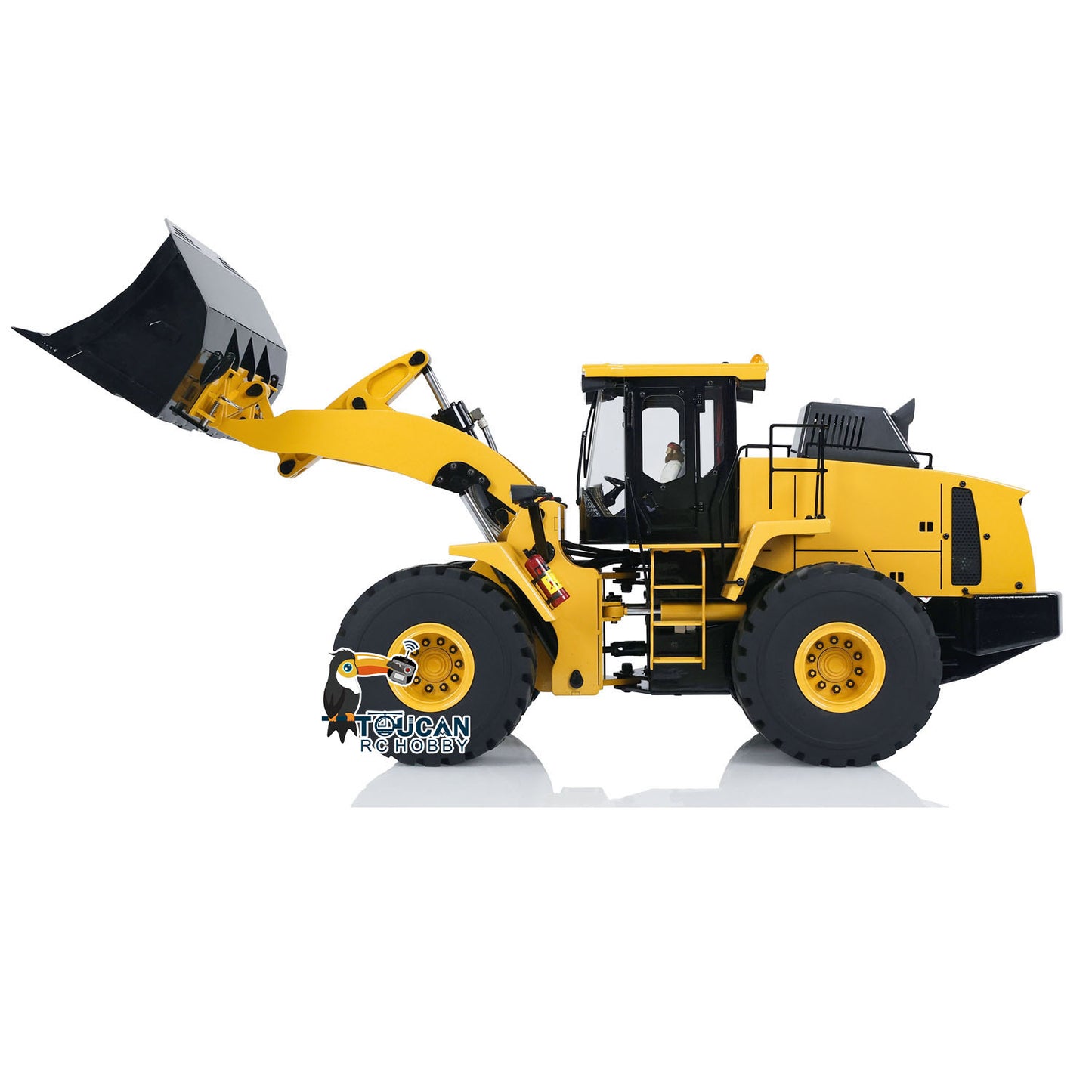 XDRC WA470 RC Hydraulic Loader Heavy Duty Working Site Simulation Display Model